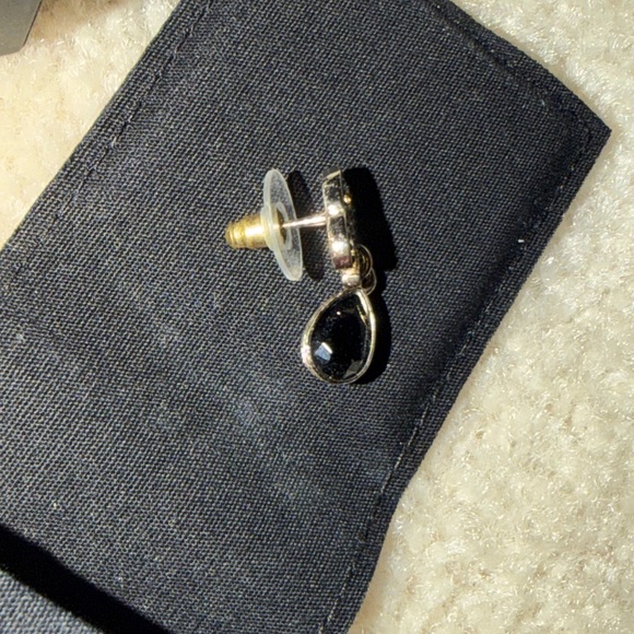 CHANEL CC Drop Earrings Black and Gold - Picture 8 of 11